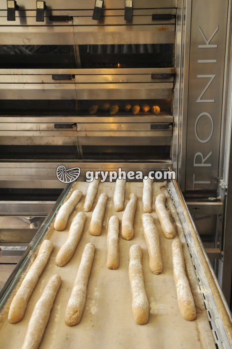 Sortie des baguettes après cuisson - gryphea.org